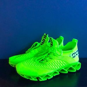 Neon Running Shoes